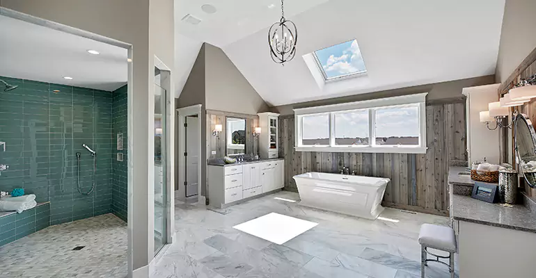 Guest Bathroom Flooring Remodel in Boca Raton